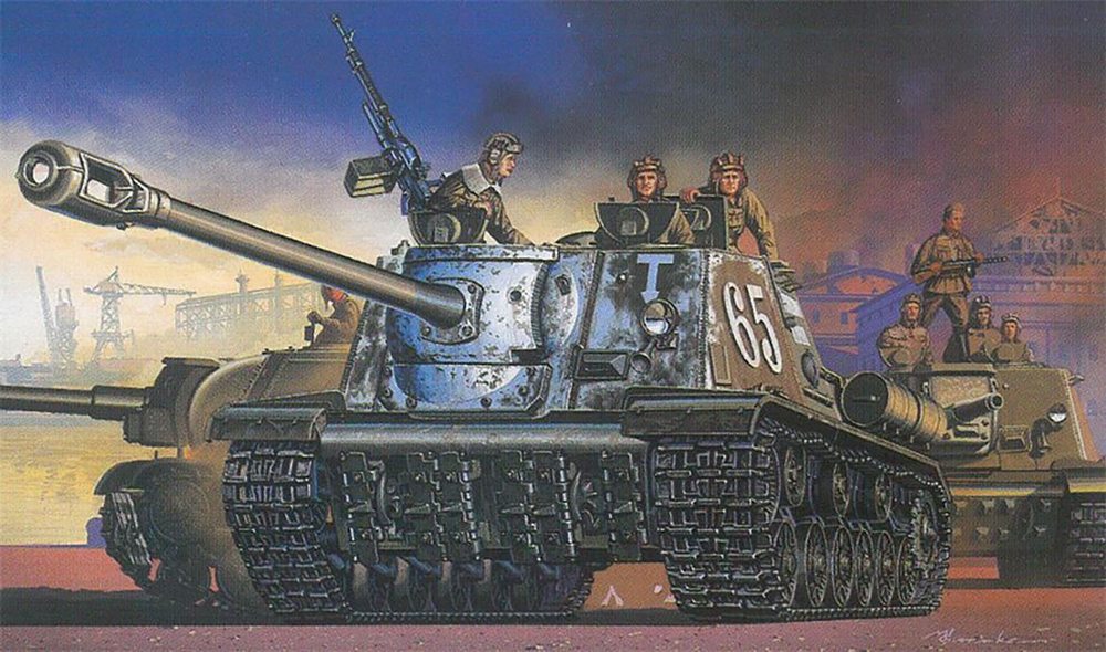 1/35 WW．II ソビエト軍 JSU-122vsドイツ軍対戦車兵 - ウインドウを閉じる
