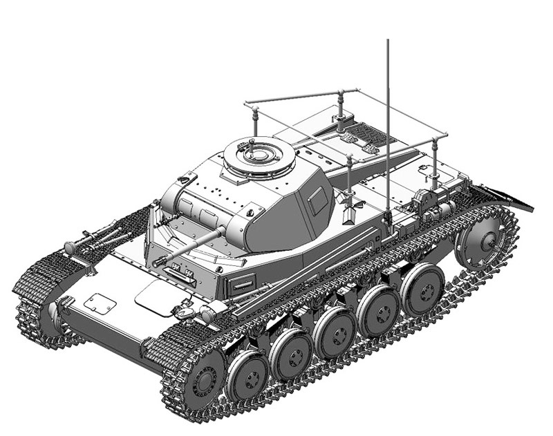 ɥ饴 1/35 WW.II ɥķ Pz.Beob.Wg.IIAusf.A-C IIˤʼ¬֥ - ɥĤ