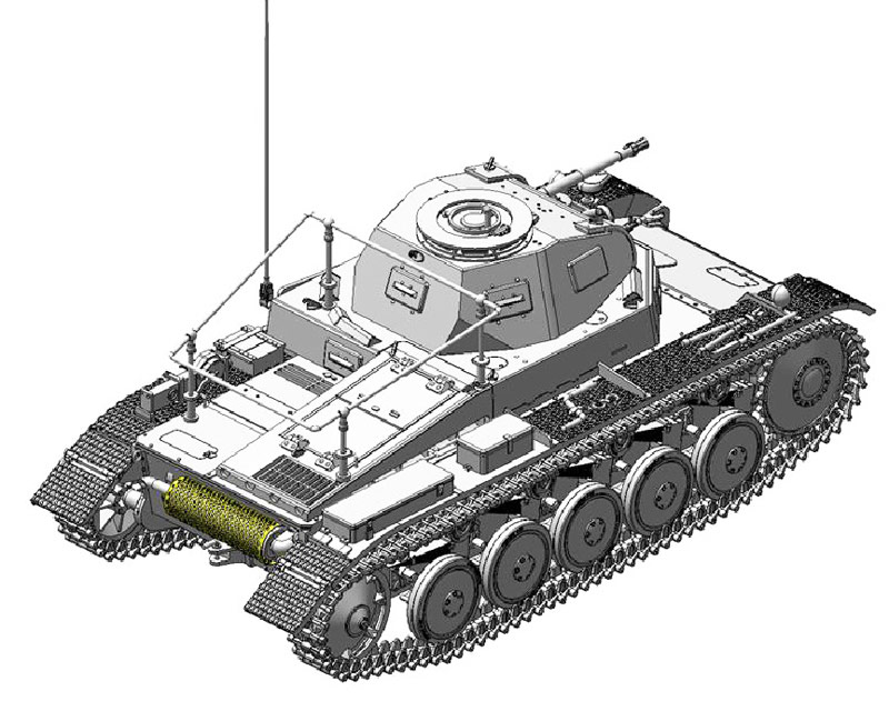 ɥ饴 1/35 WW.II ɥķ Pz.Beob.Wg.IIAusf.A-C IIˤʼ¬֥ - ɥĤ