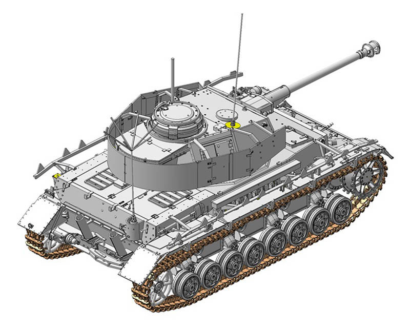 ドラゴン 1/35 WW.II ドイツ軍 IV号戦車J型 指揮戦車 w/ツィ