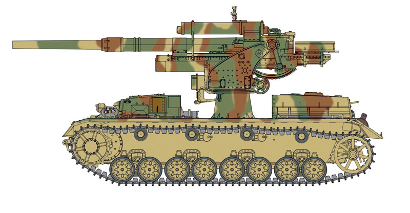 ɥ饴 1/35 WW.II ɥķ IVH 8.8cm Flak36ˤܼˤ