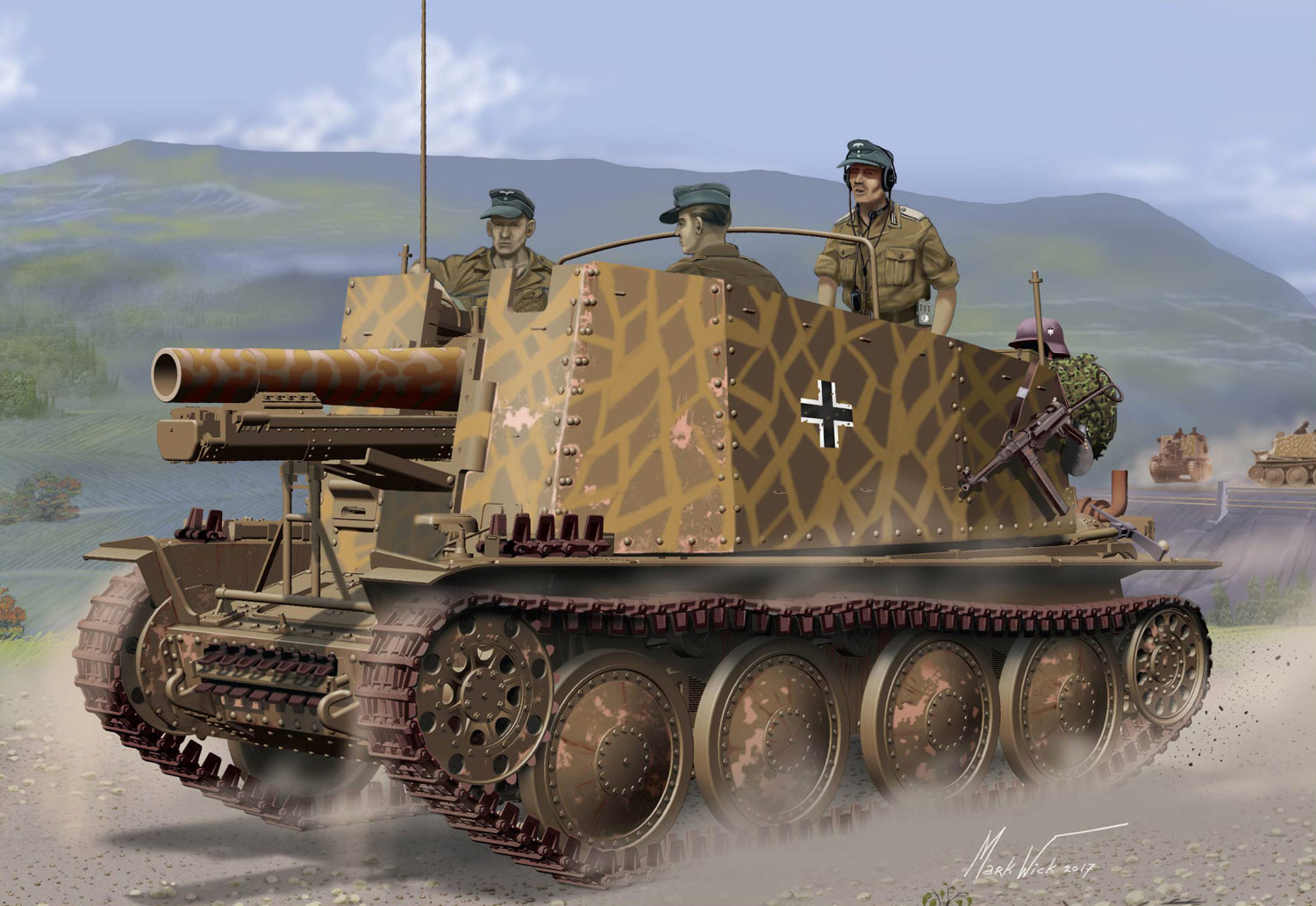 ɥ饴 WW.II ɥķ Sd.Kfz.138/1 ʼˤ H w/ˤ롼 - ɥĤ