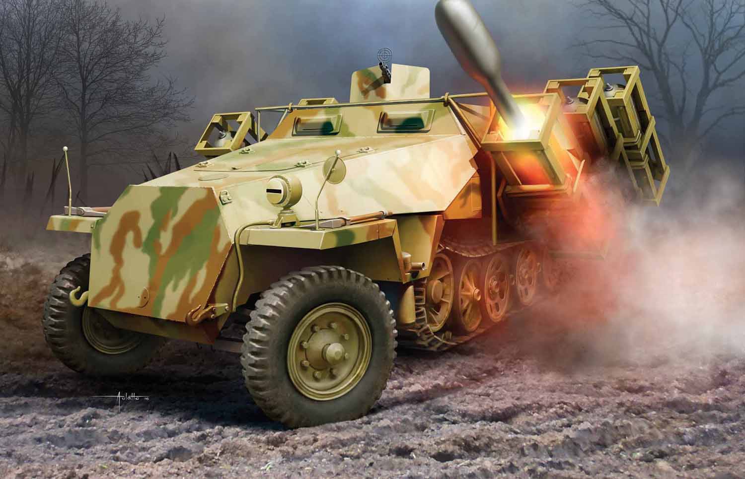 ドラゴン 1/35 WW.II ドイツ軍 Sd.Kfz.251 Ausf.D ヴルフ