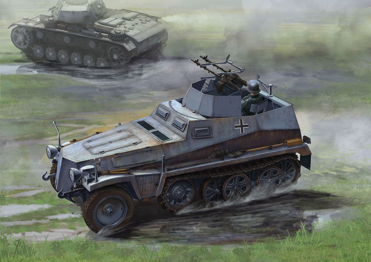 ɥ饴 1/35 WW.II ɥķ Sd.Kfz.250/4 Ausf.A жˤ - ɥĤ