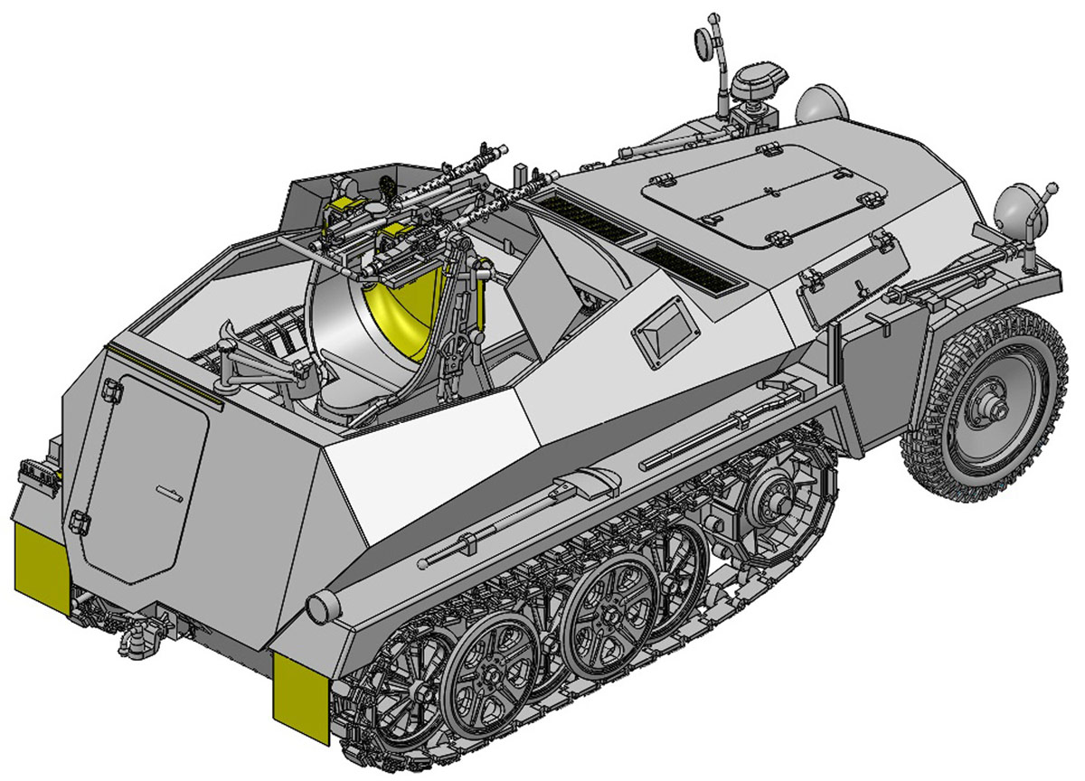 ɥ饴 1/35 WW.II ɥķ Sd.Kfz.250/4 Ausf.A жˤ