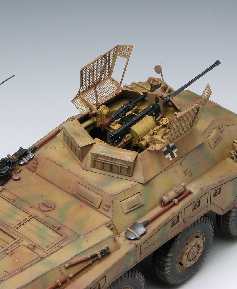 ɥ饴 1/35 WW.II ɥķ Sd.kfz.234/1 8ؽ廡 2cmˤܷ ץߥ२ǥ - ɥĤ