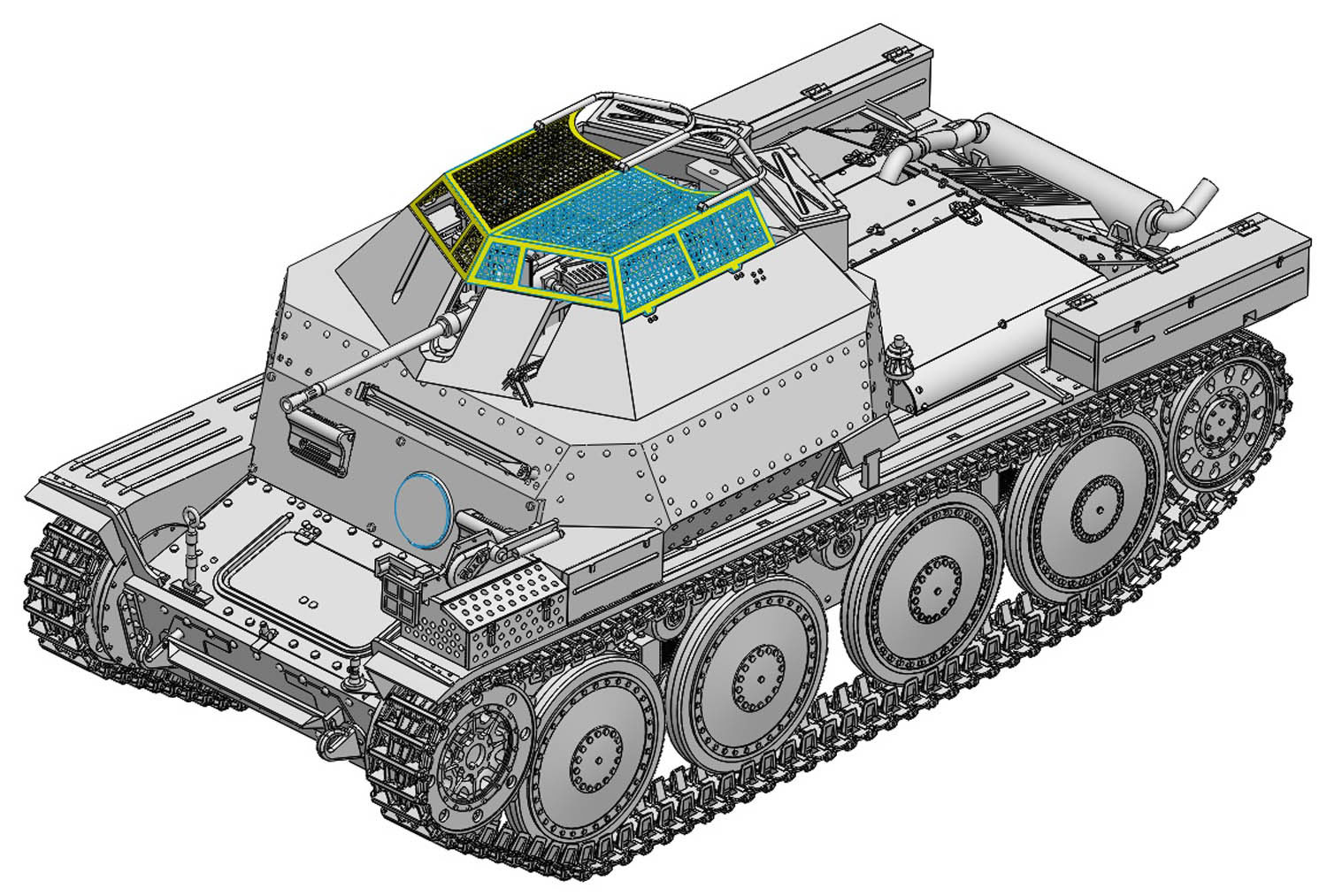 ɥ饴 1/35 WW.II ɥķ38(t)廡 2cm Kw.K.38ˤܷ - ɥĤ