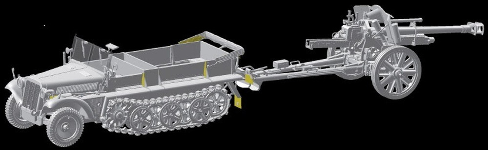 ɥ饴 1/35 WW.II ɥķ 1ȥϡեȥå w/10.5cm le.FH.18/40 ˤ