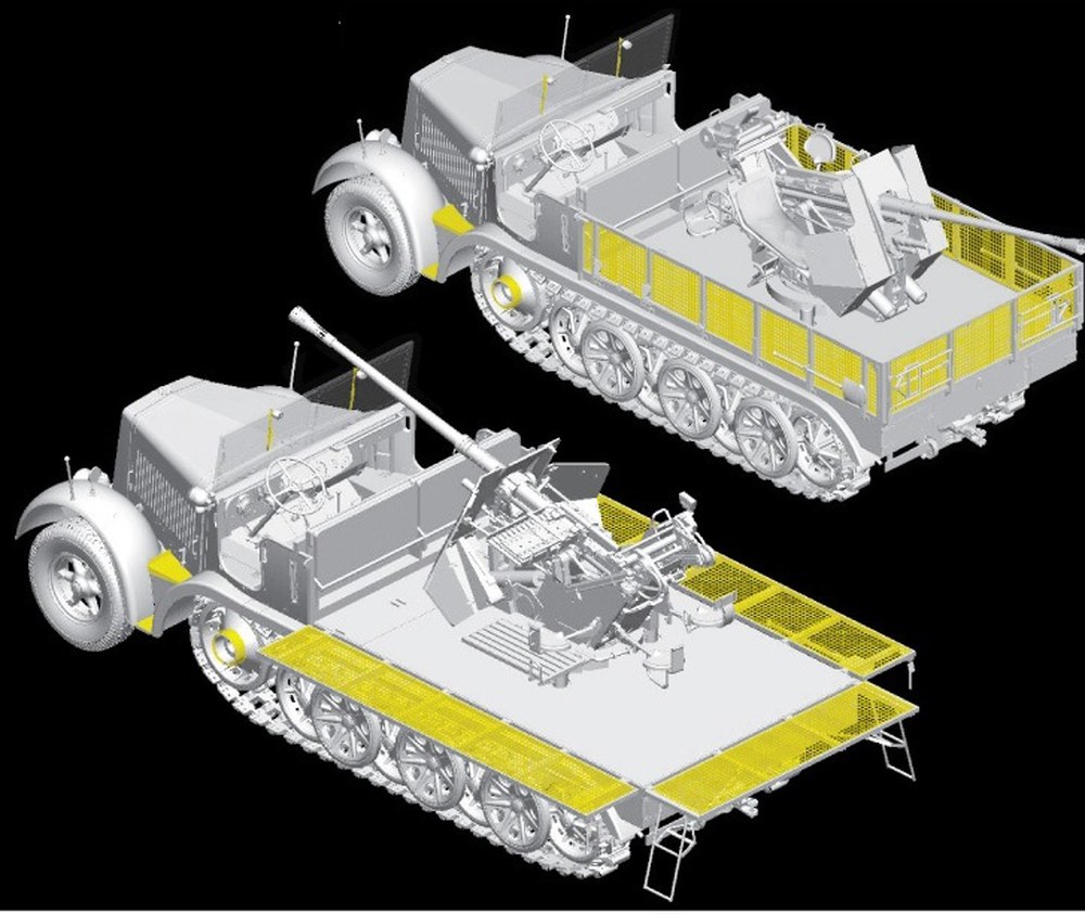 1/35WW.IIɥķSd.Kfz.7/2 8ȥϡեȥå3.7cmFlak37ܷ/3.7cmFlak36ܷ