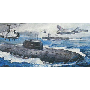 1/700 潜水艦 USSベンジャミン・フランクリン vs ソビエト シエラ