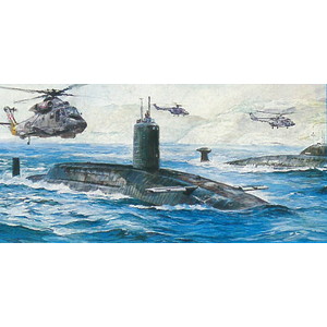 1/700 潜水艦 H.M.S.リヴェンジ vs ソビエト ヴィクターIII