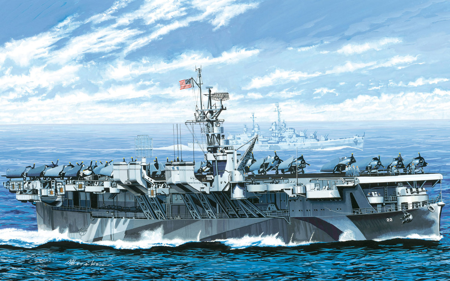 ɥ饴 1/700 WW.II ꥫ U.S.S. ǥڥǥ CVL-22