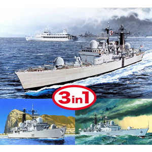 1/700 ꥹ H.M.S. 42 Хå123 (3in1)