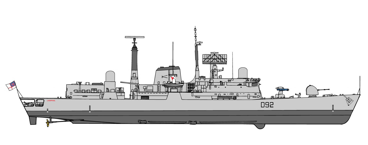 1/700 ꥹ H.M.S. 42 Хå123 (3in1)