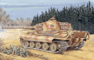 1/72 WW.II ドイツ軍 Sd.Kfz182 重戦車キングタイガー ヘンシェル砲塔
