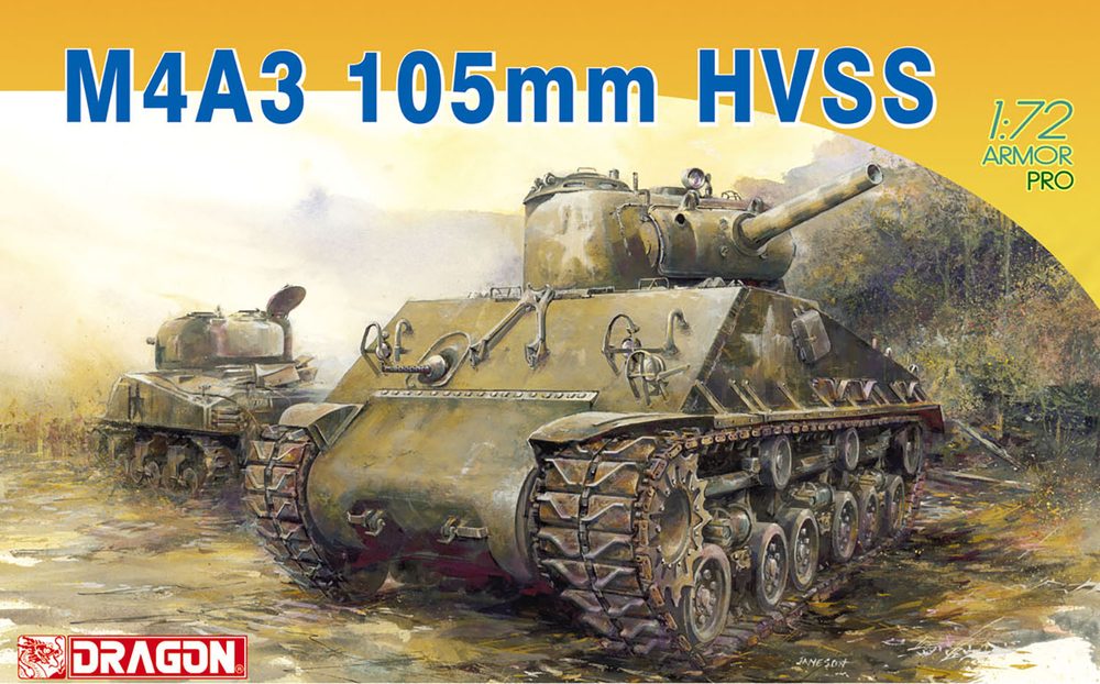 1/72 WW.II ꥫ M4A3 105mmˤܷ HVSS 㡼ޥ