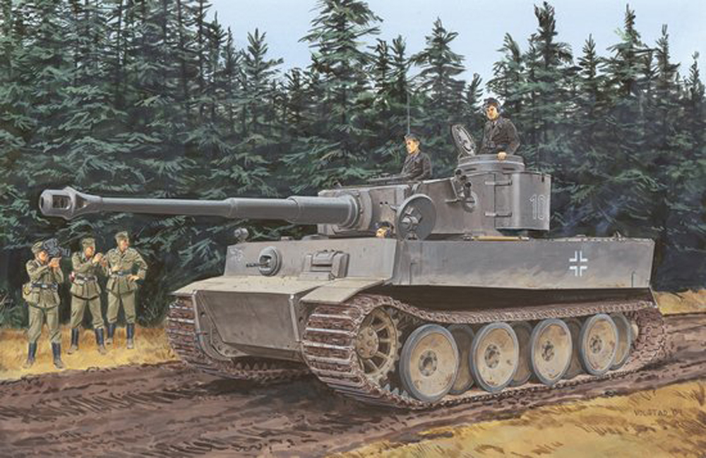 1/72 WW.II ドイツ軍 ティーガーI 極初期型 第502重戦車大隊 - ウインドウを閉じる