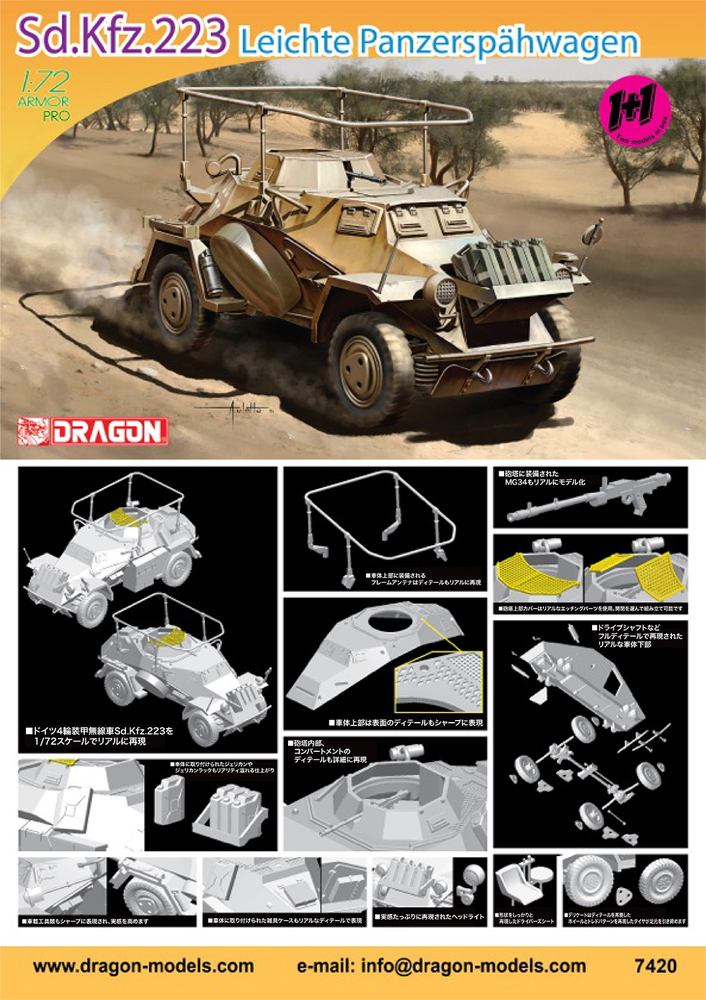 1/72 WW.II ɥķ Sd.Kfz.223 廡 2ҥå - ɥĤ