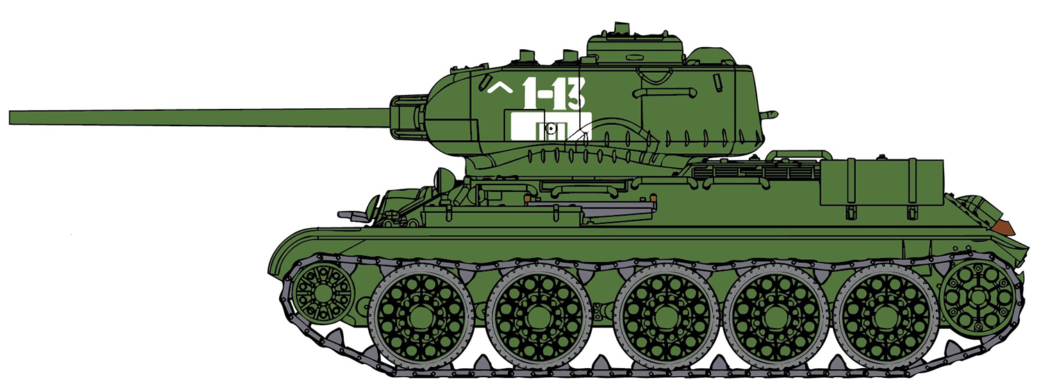 ɥ饴 1/72 WW.II ӥȷ 63ι1 T-34/85 Mod.1944 - ɥĤ