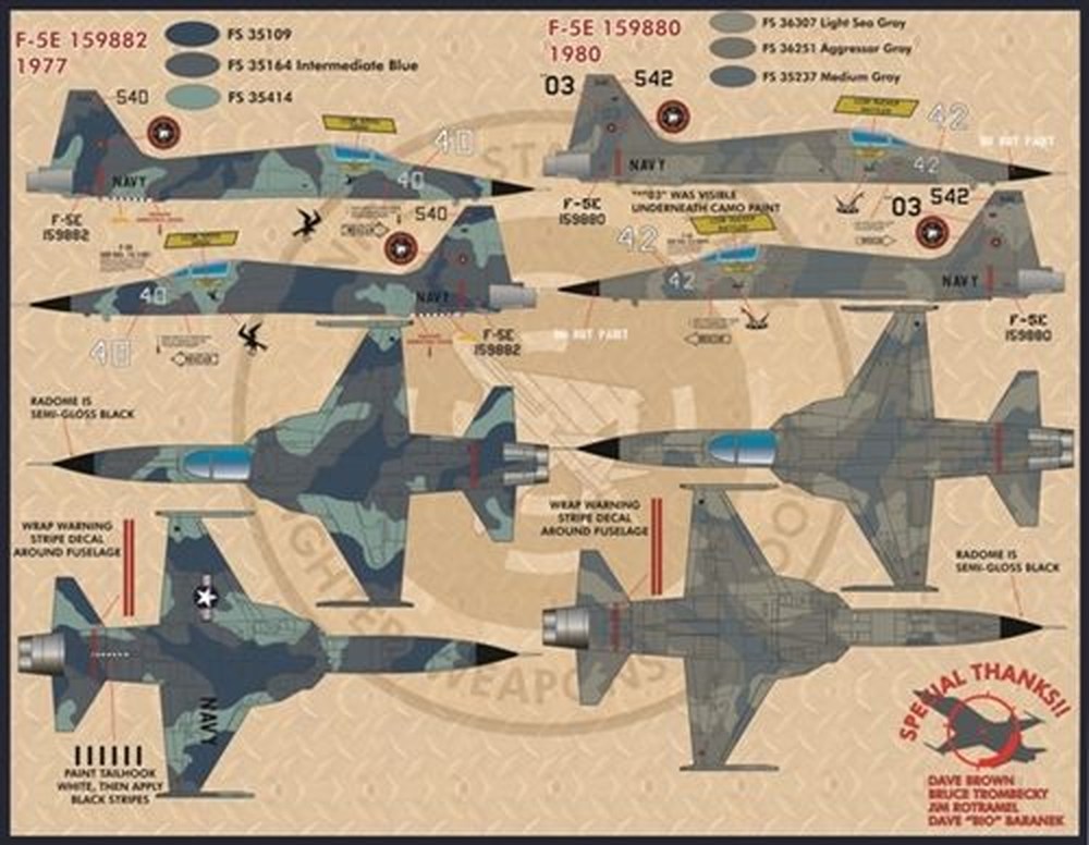 ファーボールエアロデザイン 1/32 アメリカ海軍 F-5E トップガンタイガー