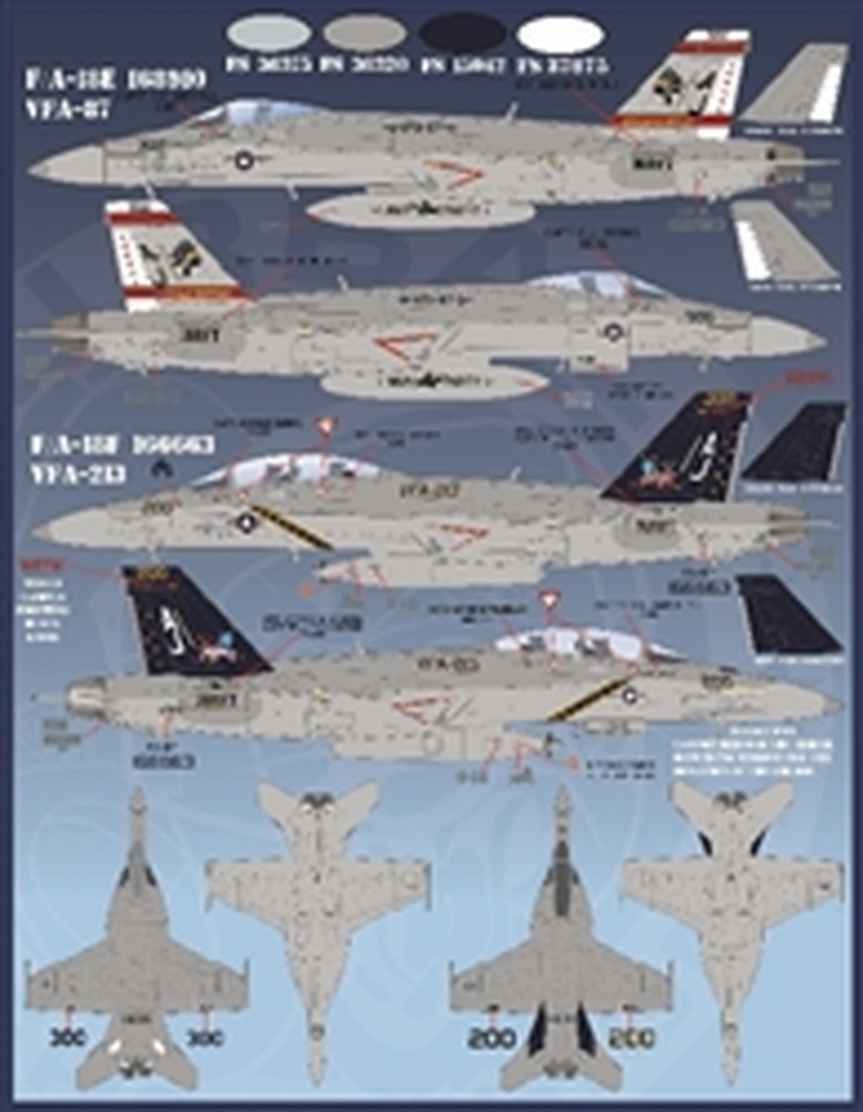 եܡ륨ǥ 1/48 ꥫ F-18C/E/F,EA-18G "CVW-8:8Ҷ" - ɥĤ