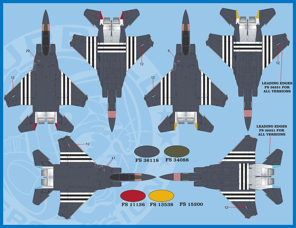 1/48 アメリカ空軍 F-15C/E ヘリテージ・イーグルス