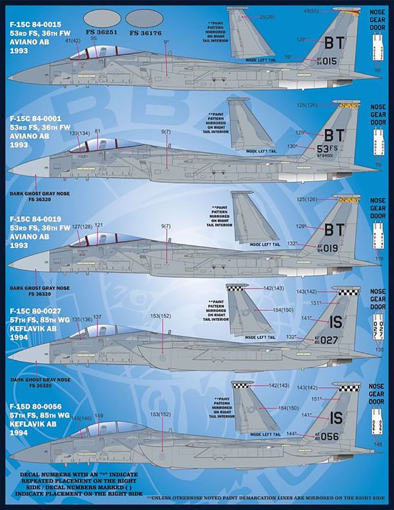 1/48 ꥫ F-15A/C/D Mod륹