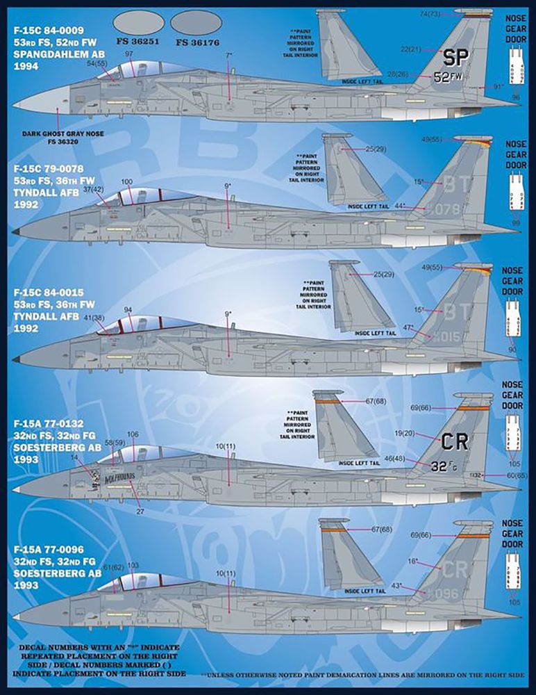 1/48 ꥫ F-15A/C/D Mod륹