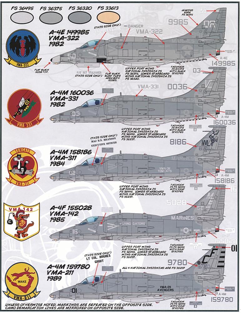 FURBALL AERODESIGN 1/72 A-4SkyHawk DEVIL DOG