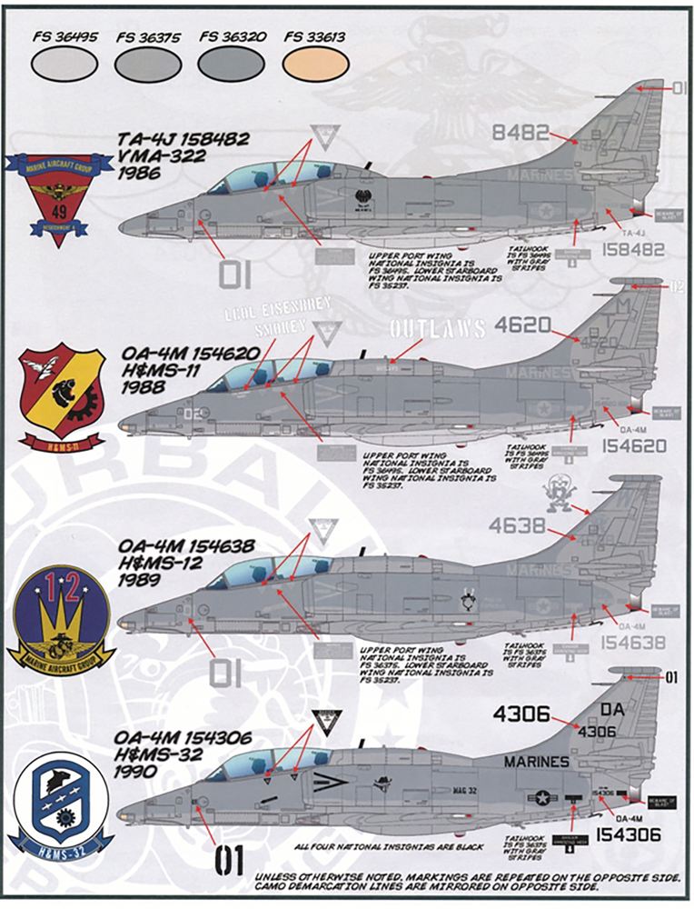 FURBALL AERODESIGN 1/72 A-4SkyHawk DEVIL DOG