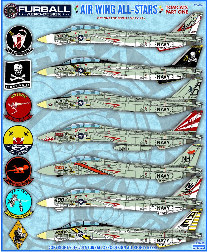 FURBALL AERODESIGN 1/72 F-14Tomcat Part.1