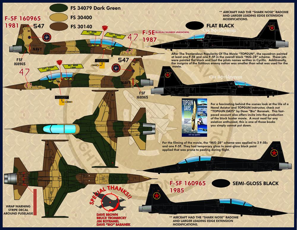 FURBALL AERODESIGN 1/72 F-5E/F/T-38 TOPGUN TIGER&TOPGUN TALON