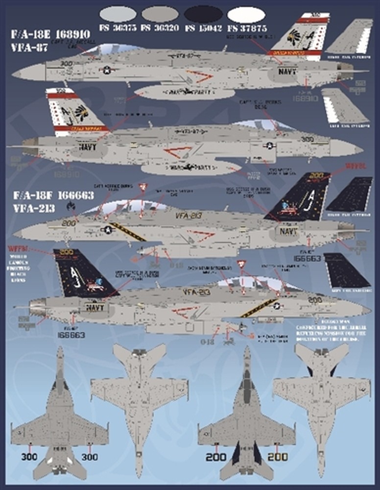 եܡ륨ǥ 1/72 ꥫ F-18C/E/F EA-18G CVW-8 ǥ - ɥĤ