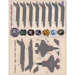 ファーボールエアロデザイン 1/72 アメリカ海兵隊 F-35 アンソロジー デカール Part.III