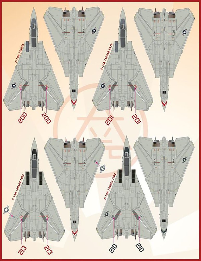 1/72 ꥫ F-14Aȥ७å VF-111ʡ 󥽥