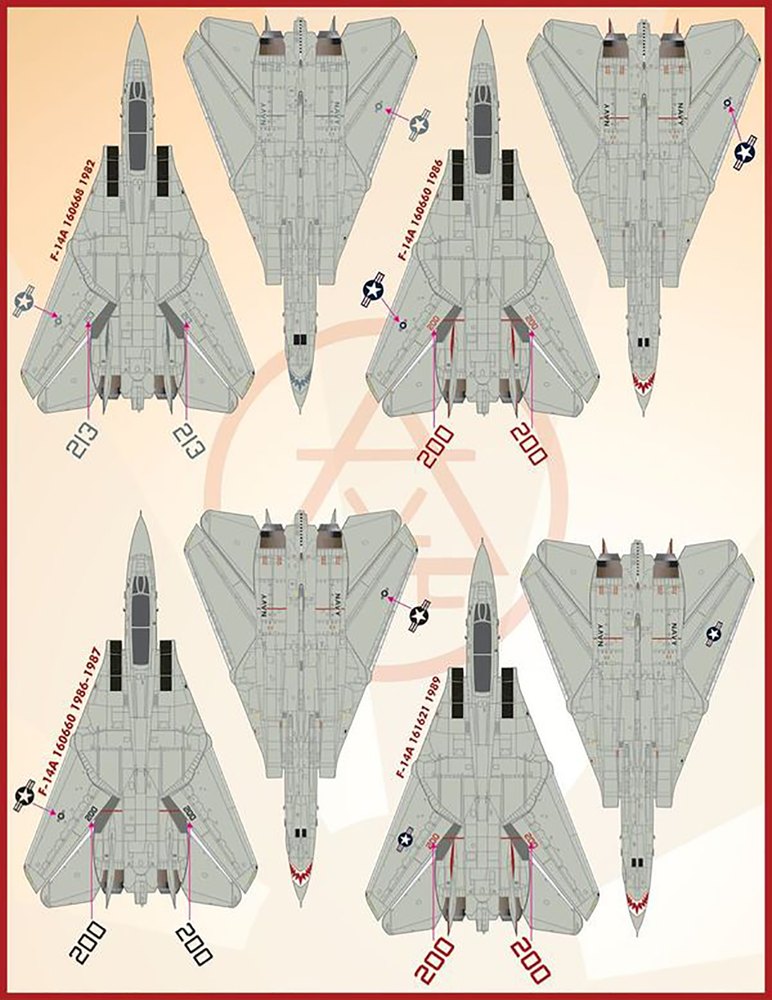 1/72 ꥫ F-14Aȥ७å VF-111ʡ 󥽥 - ɥĤ