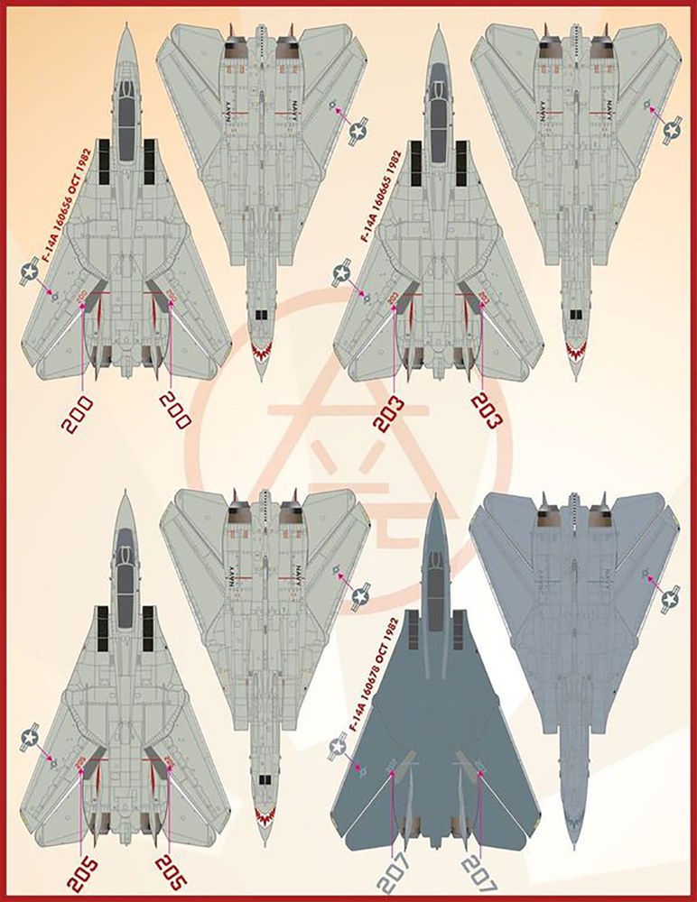 1/72 ꥫ F-14Aȥ७å VF-111ʡ 󥽥