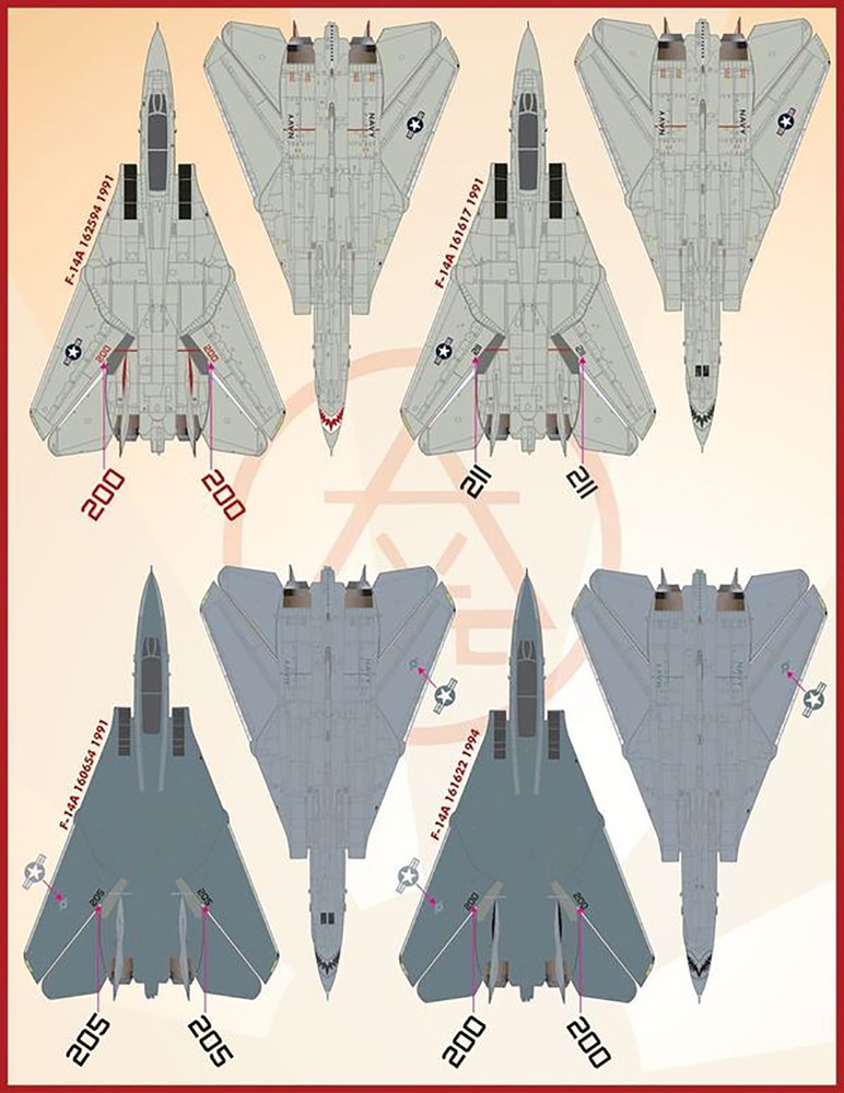 1/72 ꥫ F-14Aȥ७å VF-111ʡ 󥽥 - ɥĤ