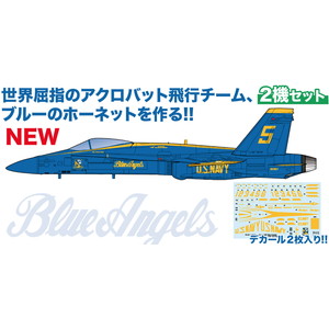 1/144 U.S.Navy F/A-18C Hornet BlueAngels (2 kits)