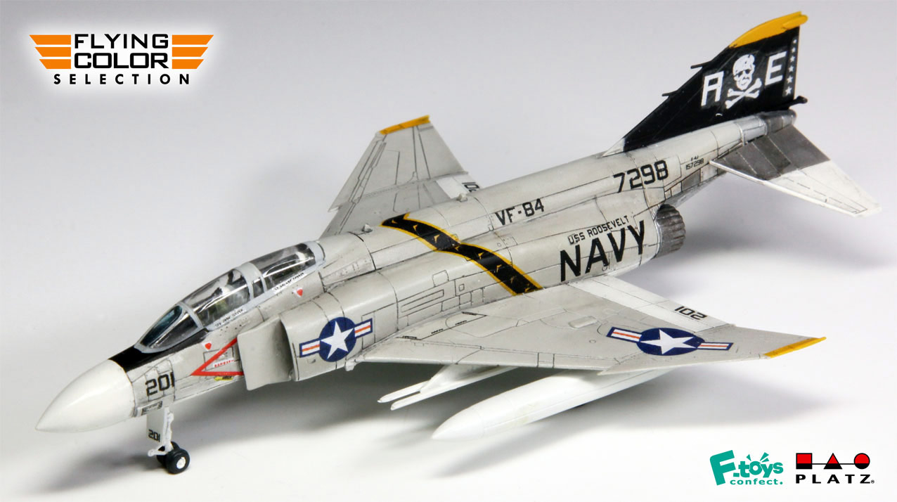 PLATZ 1/144 F-4J PHANTOMII U.S.NAVY (2 kits)