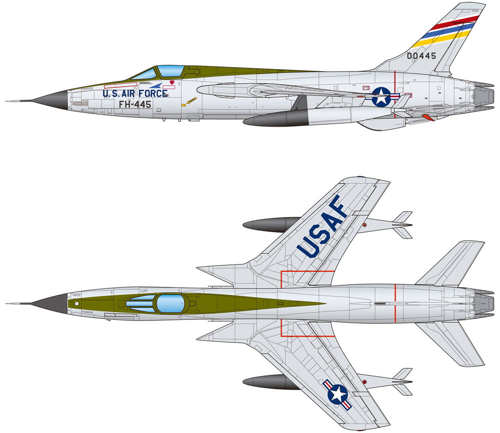 PLATZ 1/144 F-105D THUNDERCHIEF(2set)