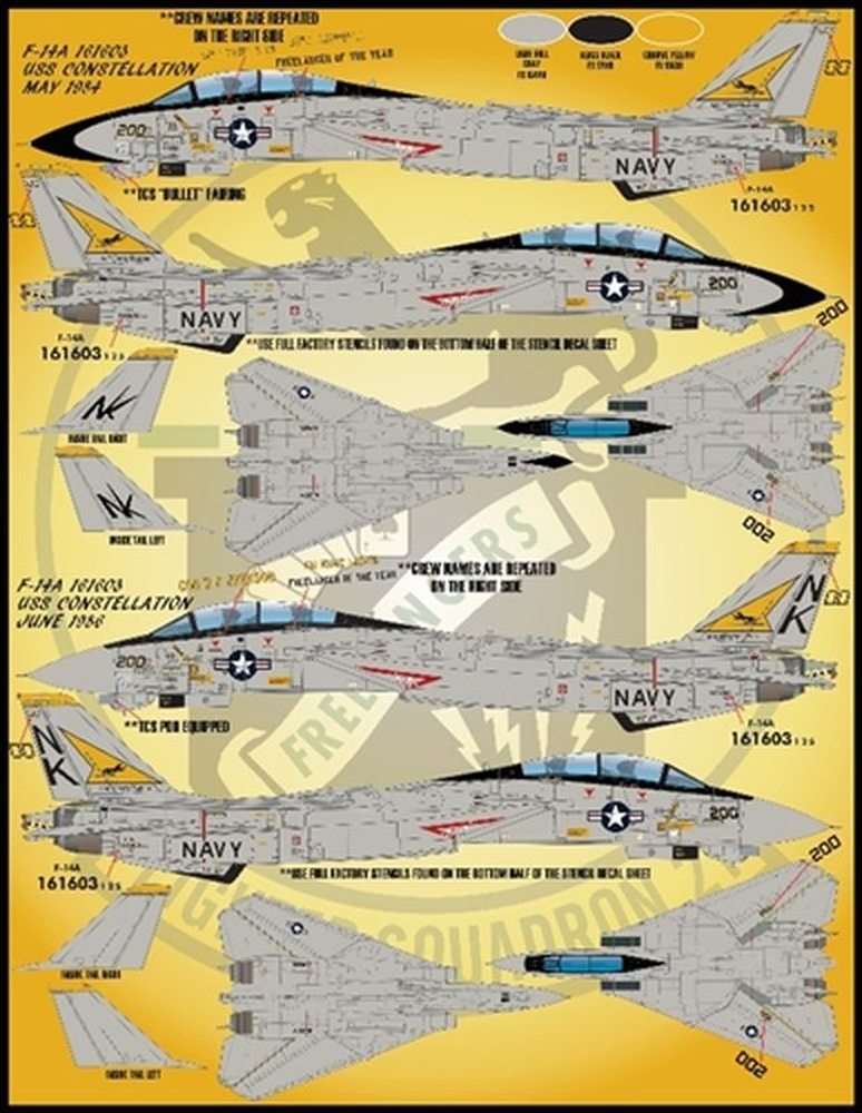 եܡ륨ǥ 1/48 ꥫ F-14 ȥ७å 顼&ޡ Part.IV