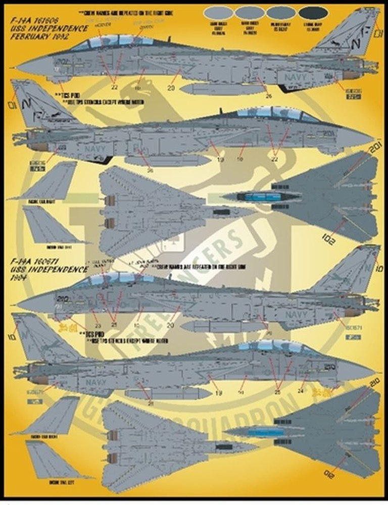 եܡ륨ǥ 1/48 ꥫ F-14 ȥ७å 顼&ޡ Part.IV