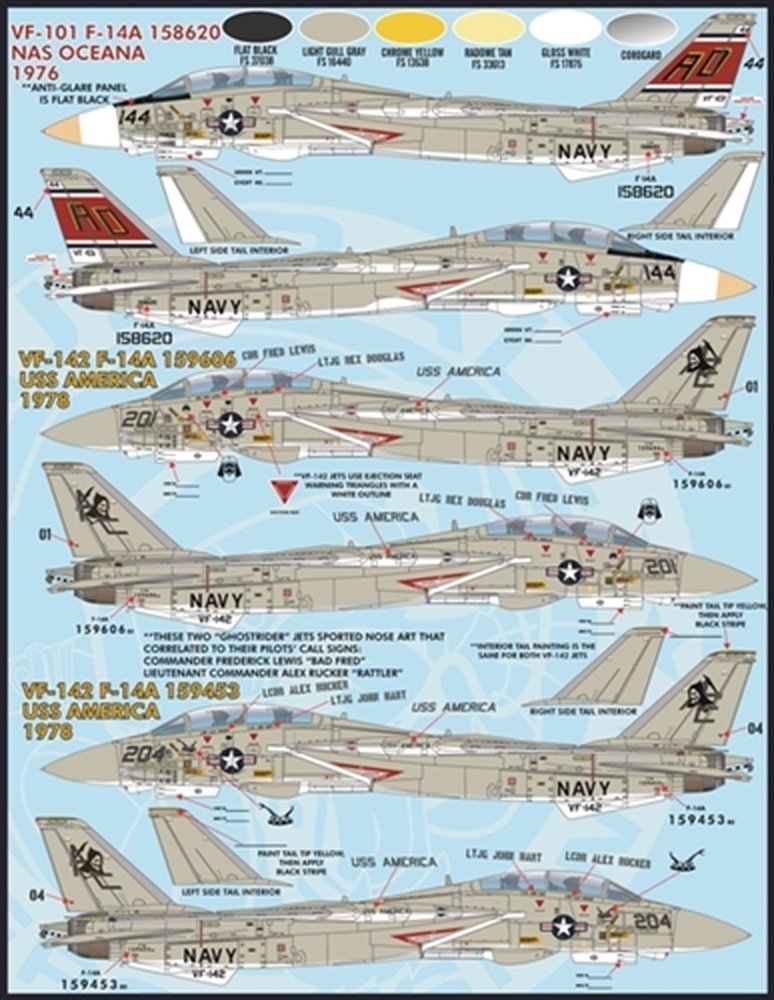 եܡ륨ǥ 1/48 ꥫ F-14ȥ७å 顼&ޡ ǥ Part.III - ɥĤ