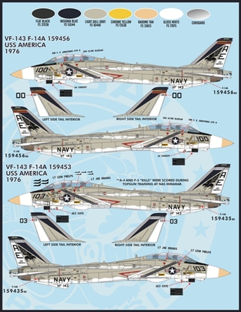 եܡ륨ǥ 1/48 ꥫ F-14ȥ७å 顼&ޡ ǥ Part.III