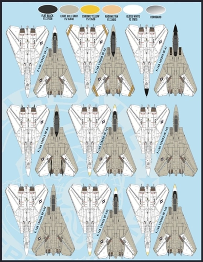 եܡ륨ǥ 1/48 ꥫ F-14ȥ७å 顼&ޡ ǥ Part.III