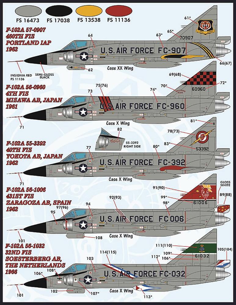 եܡ륨ǥ1/48 ꥫ F-102 ǥ륿 顼&ޡ ǥ - ɥĤ