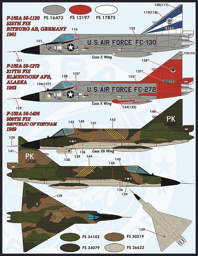 եܡ륨ǥ1/48 ꥫ F-102 ǥ륿 顼&ޡ ǥ