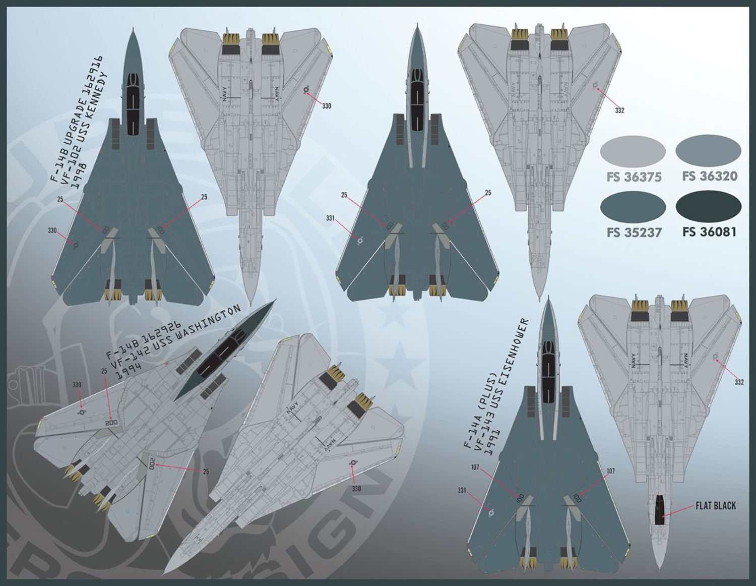 1/48 ꥫ F-14ȥ७å 顼&ޡ ѡ9"ӥCAG"