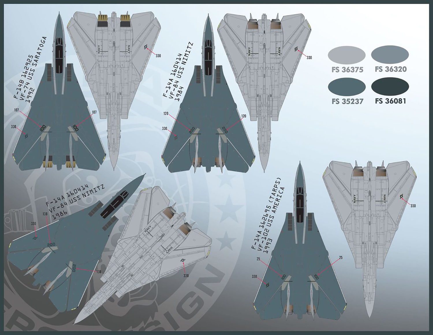 1/48 ꥫ F-14ȥ७å 顼&ޡ ѡ9"ӥCAG" - ɥĤ